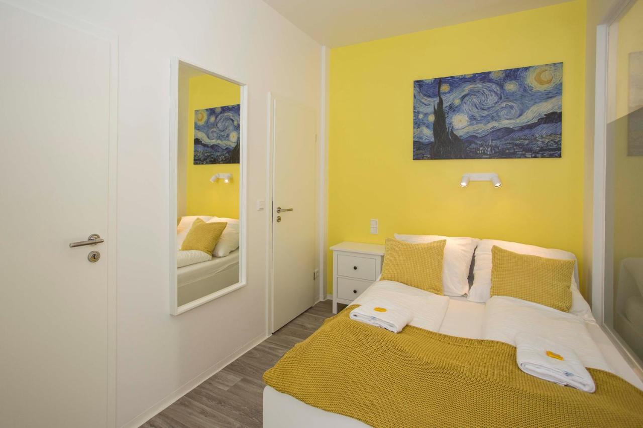 Zentral Gelegene, Helle Studio Apartments Nuremberga Exterior foto