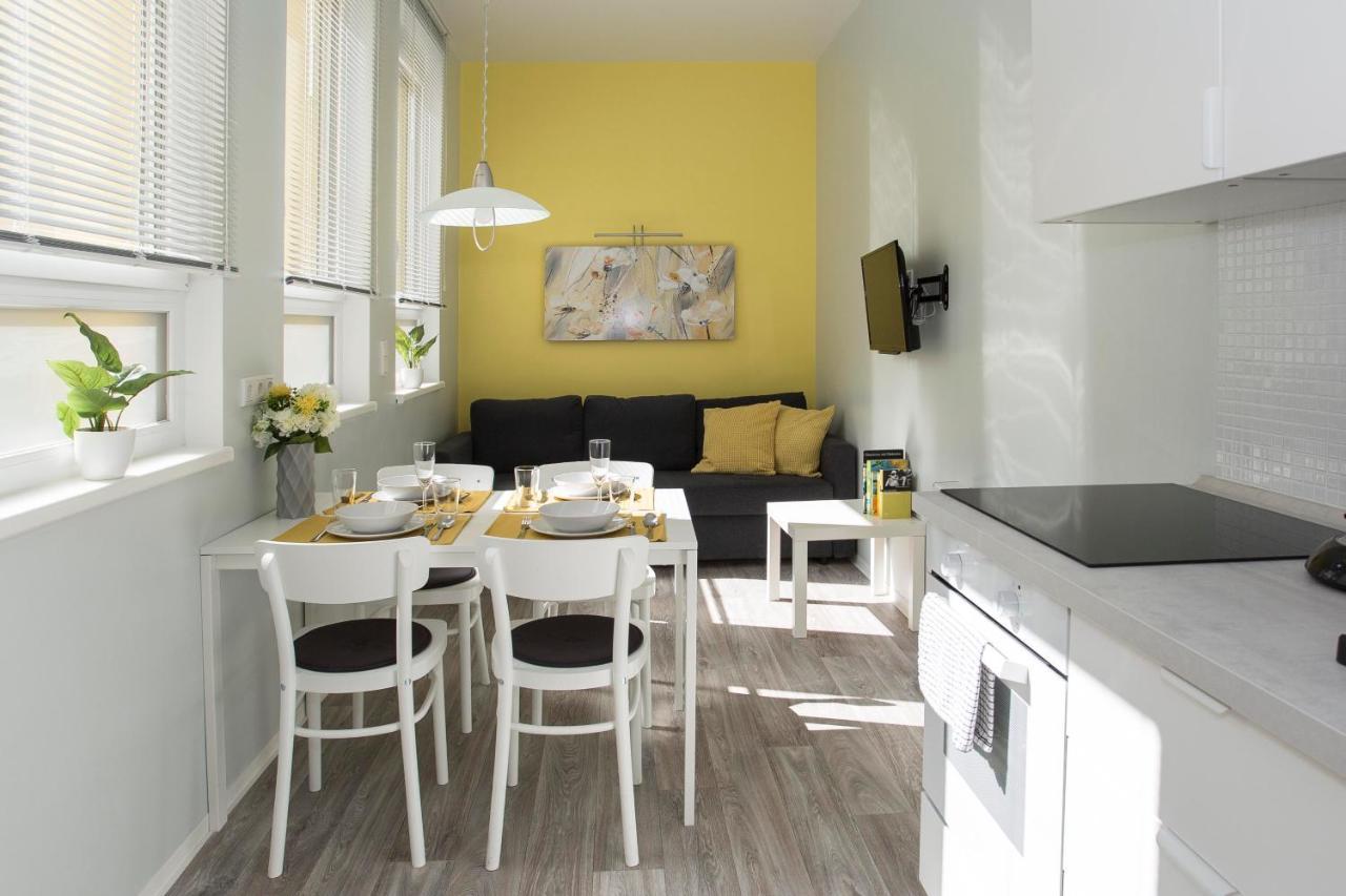 Zentral Gelegene, Helle Studio Apartments Nuremberga Exterior foto